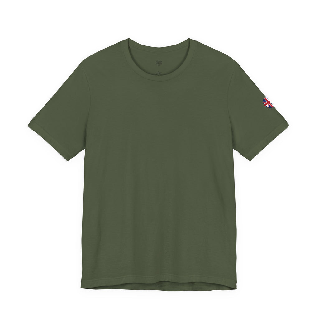 Union Jack Flag Sleeve Badge T-Shirt