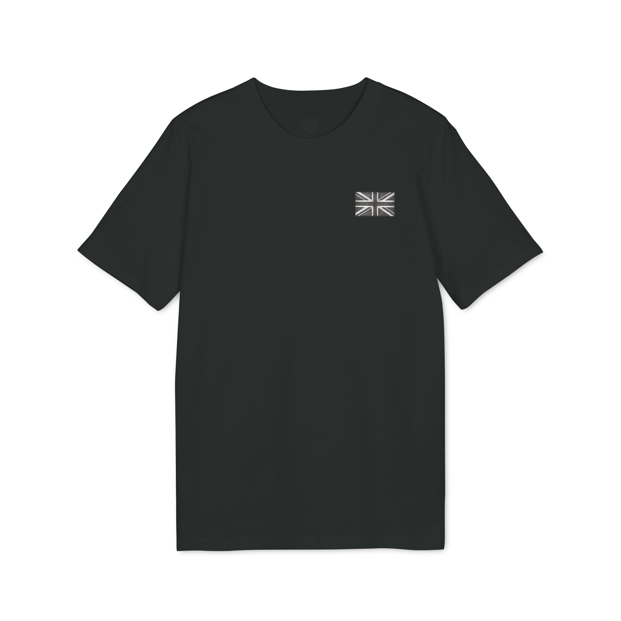 Union Jack Front Print T-Shirt - Black Edit