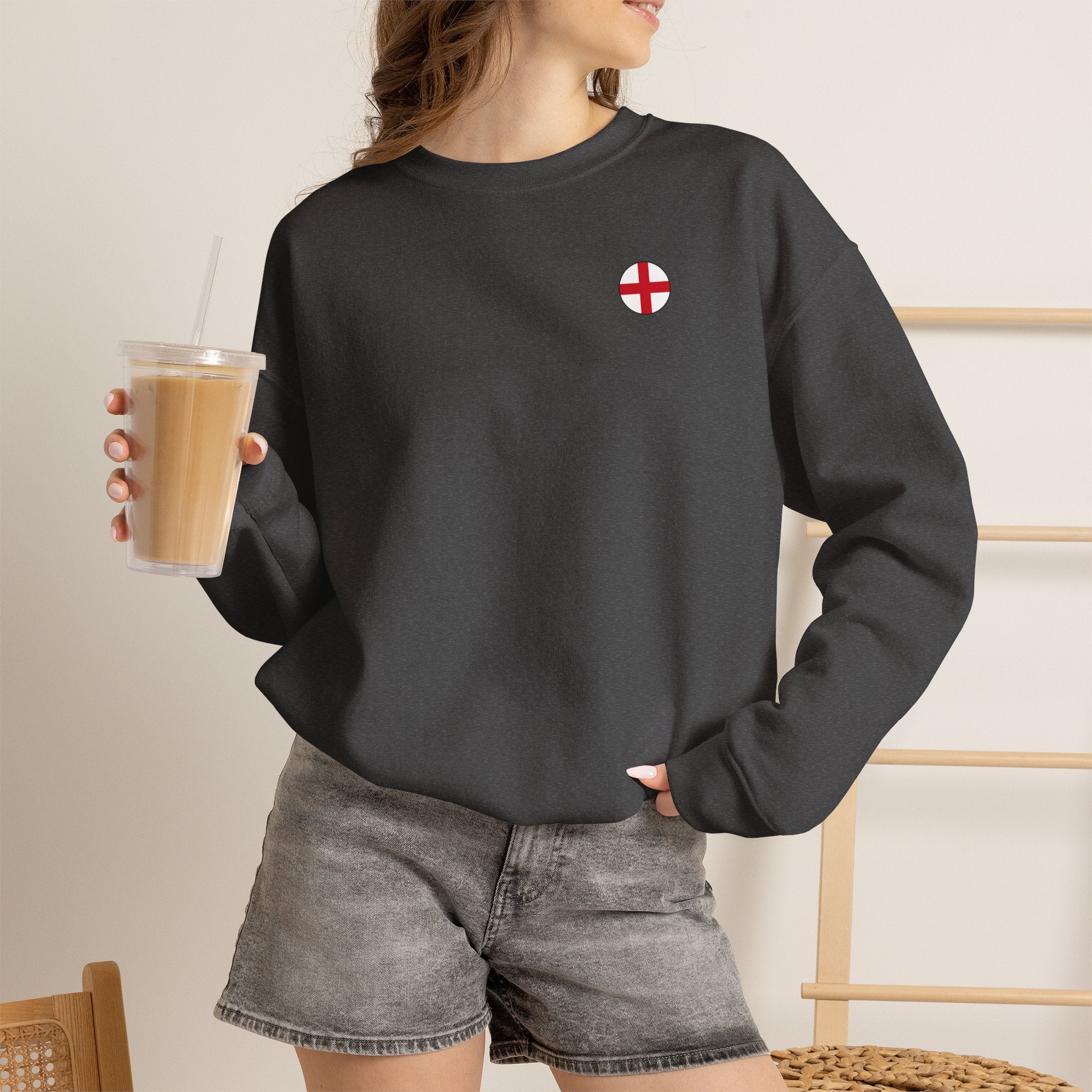 Minimal Circle England Sweatshirt