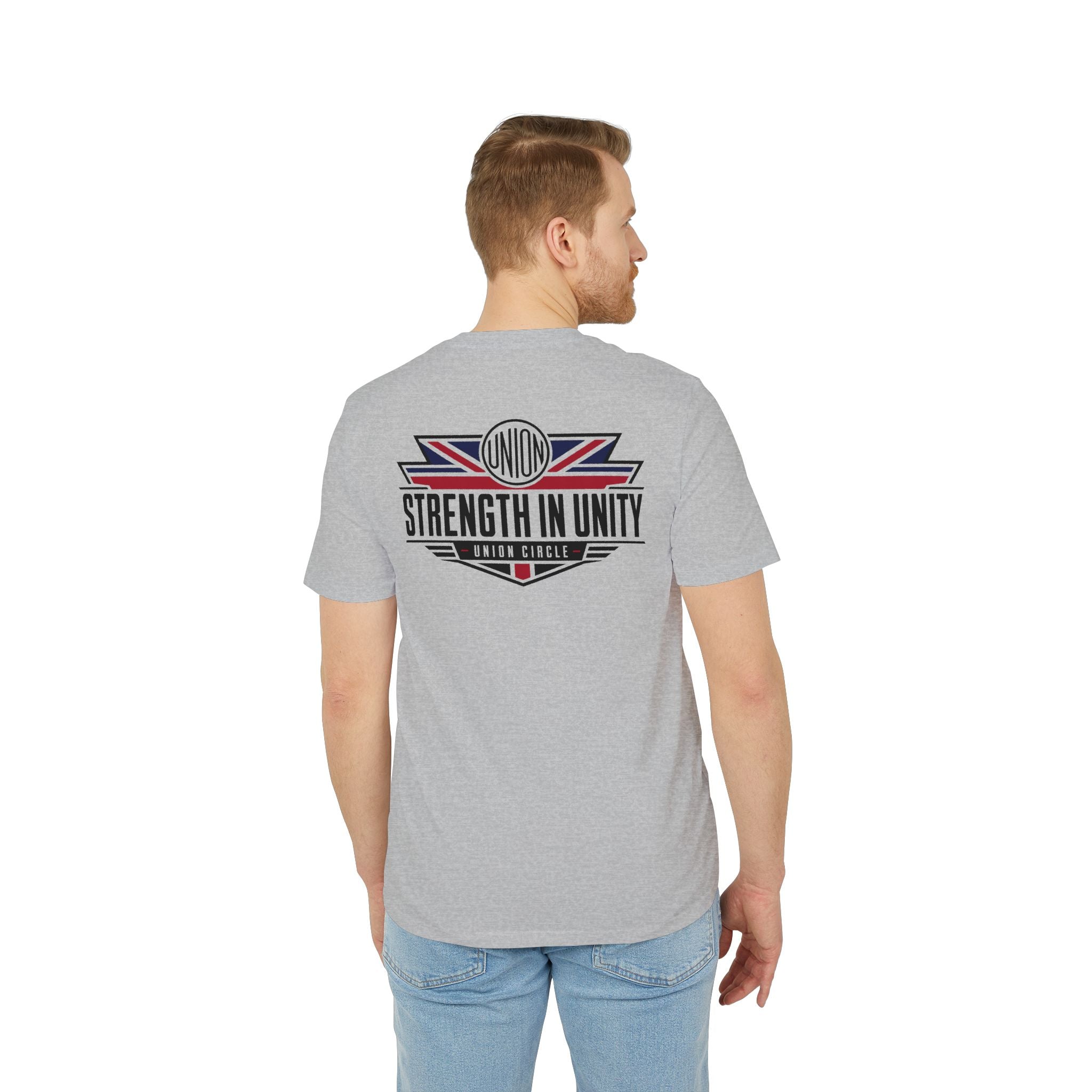 Strength In Unity T-Shirt — Small Chest Emblem & Back Print