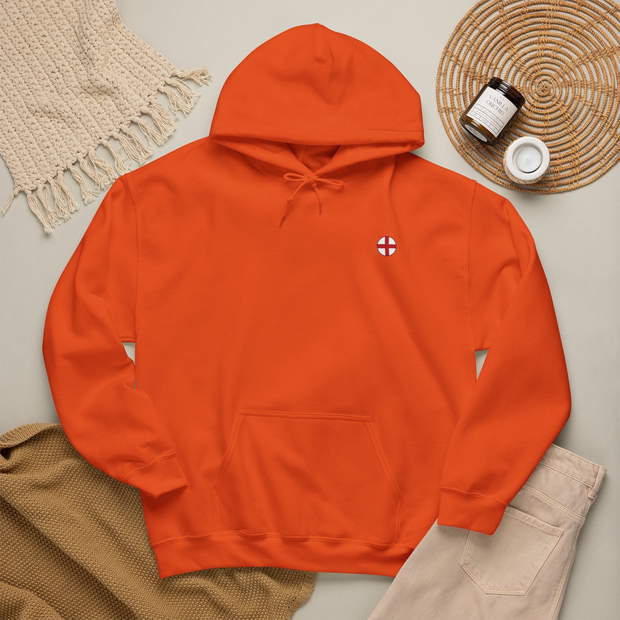 Minimal Circle England Hoodie/Pullover