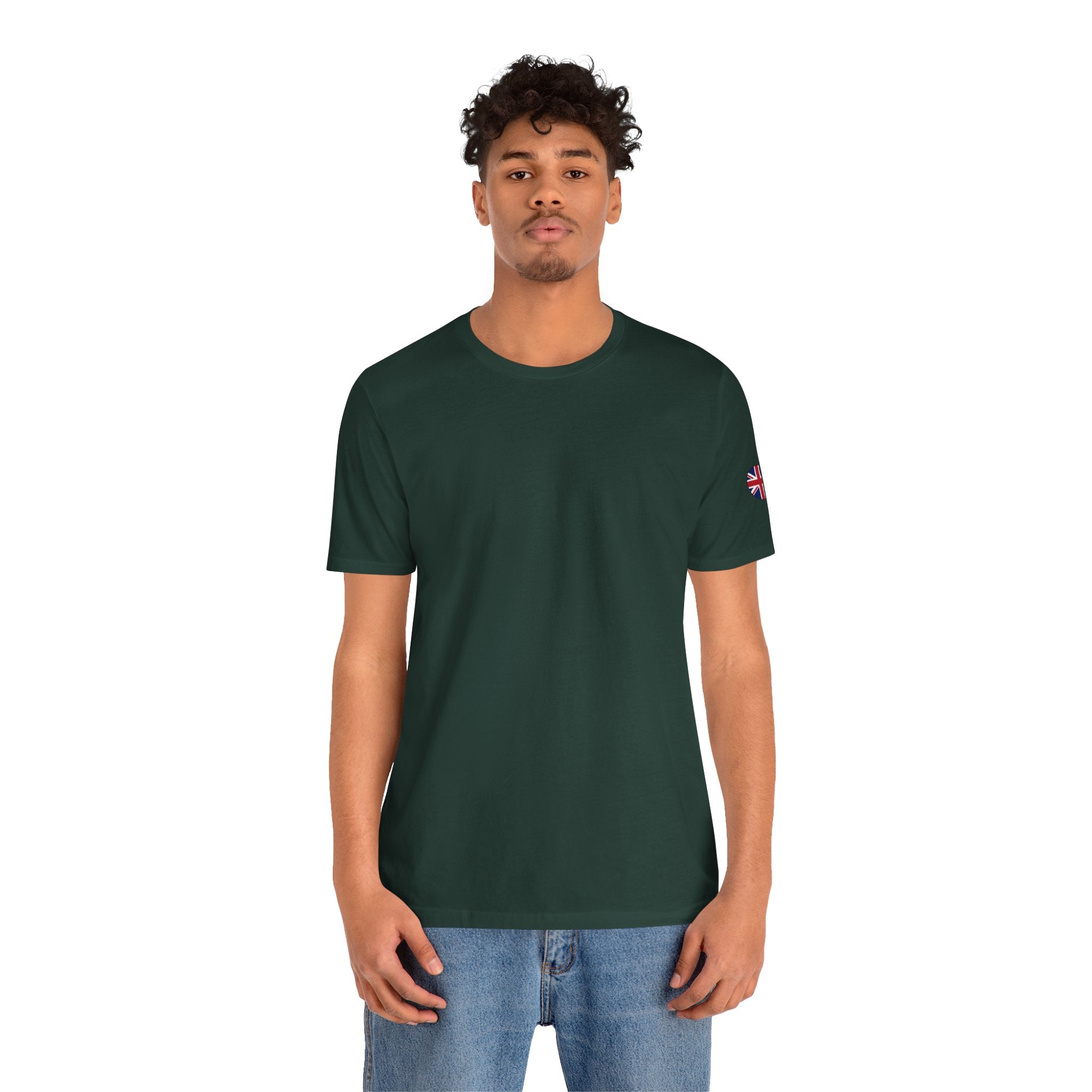 Union Jack Flag Sleeve Badge T-Shirt