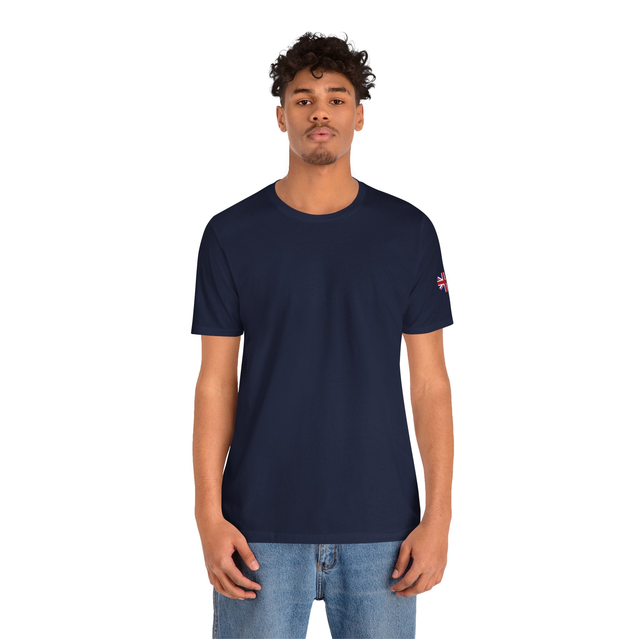 Union Jack Flag Sleeve Badge T-Shirt