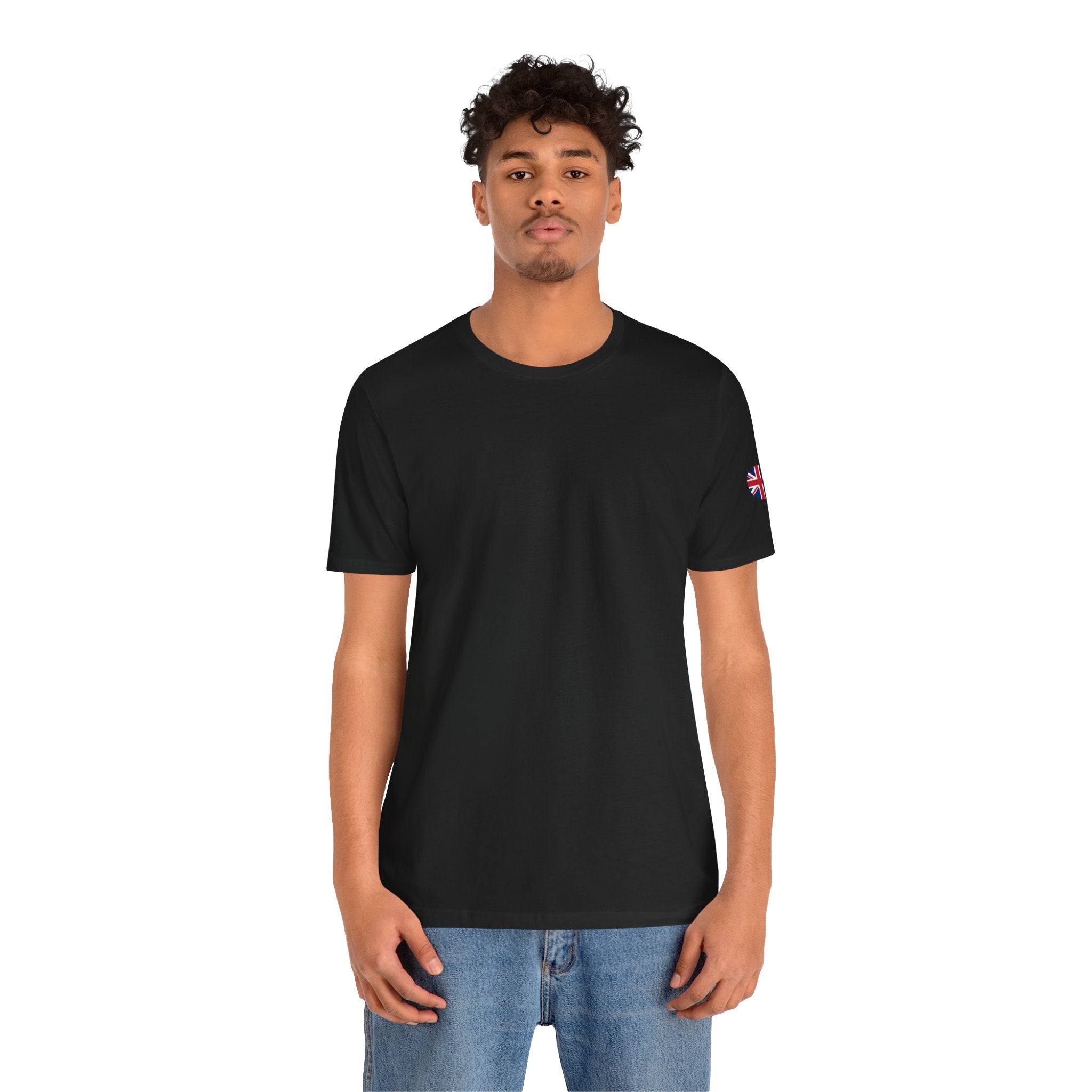 Union Jack Flag Sleeve Badge T-Shirt