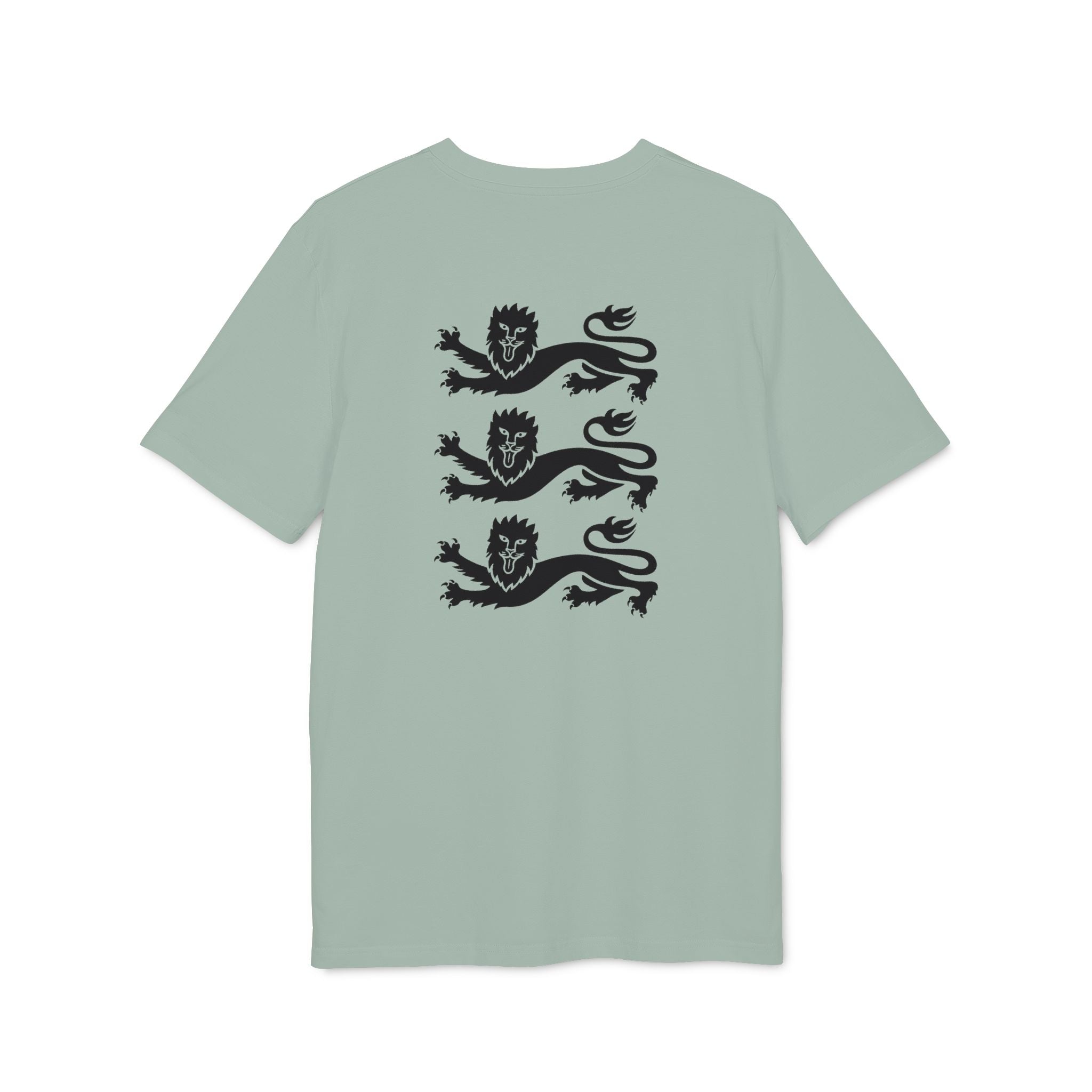 Three Lion's  Back-Print T-Shirt