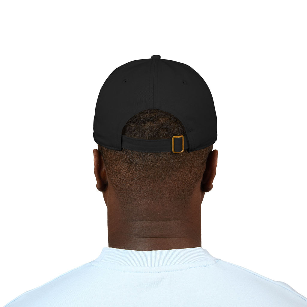 Organic Embroidered Circle England Baseball Cap