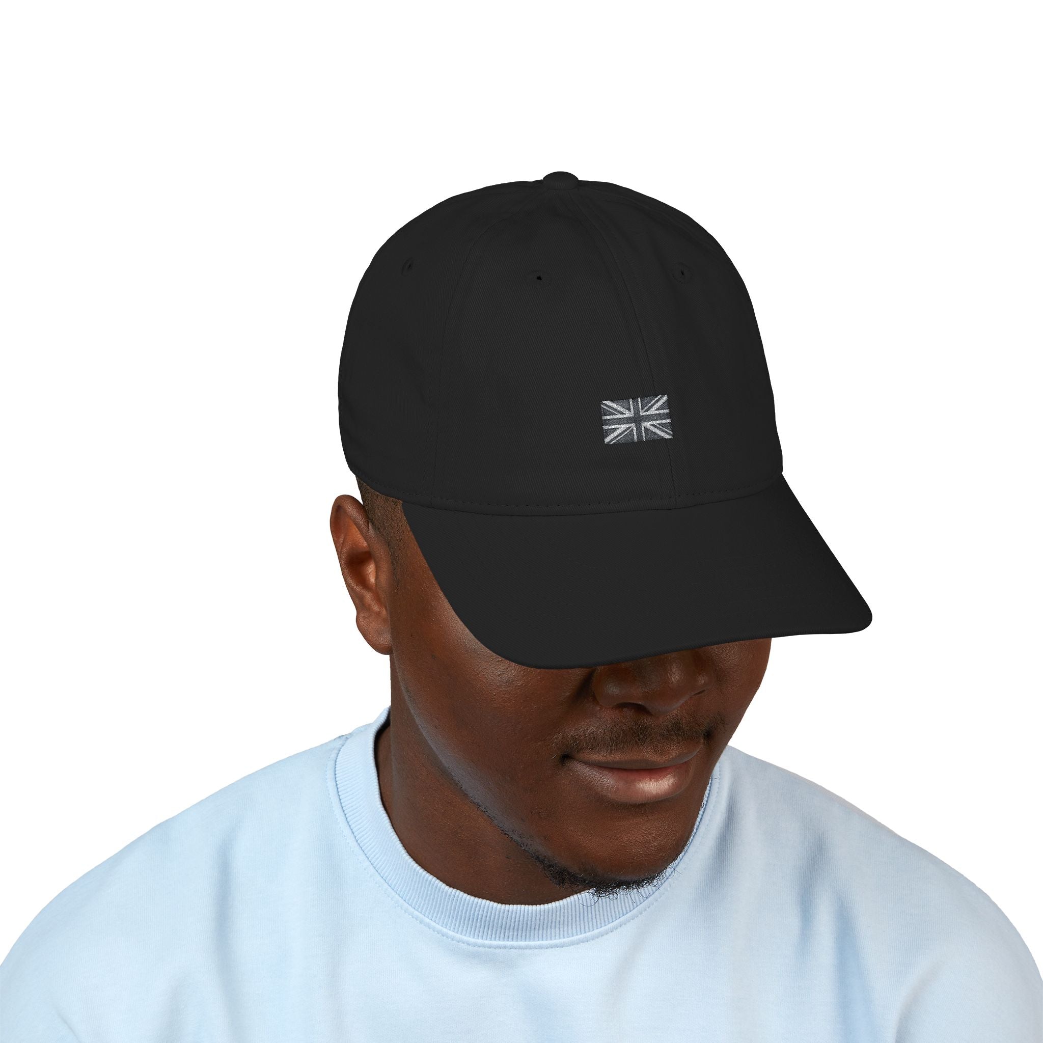 Embroidered Minimalist Union Jack Baseball Cap