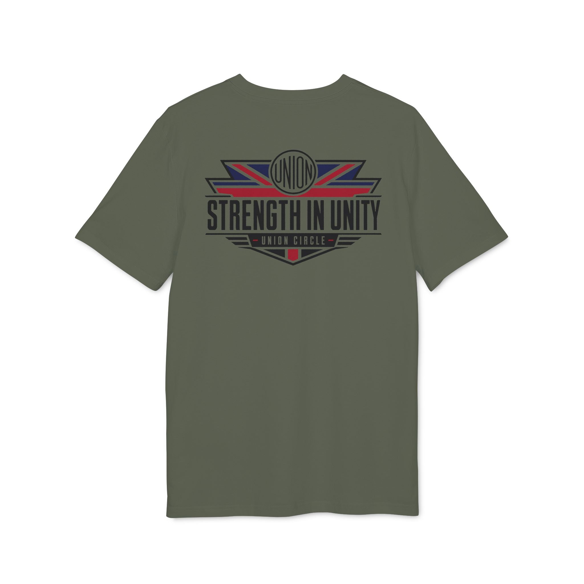 Strength In Unity T-Shirt — Small Chest Emblem & Back Print