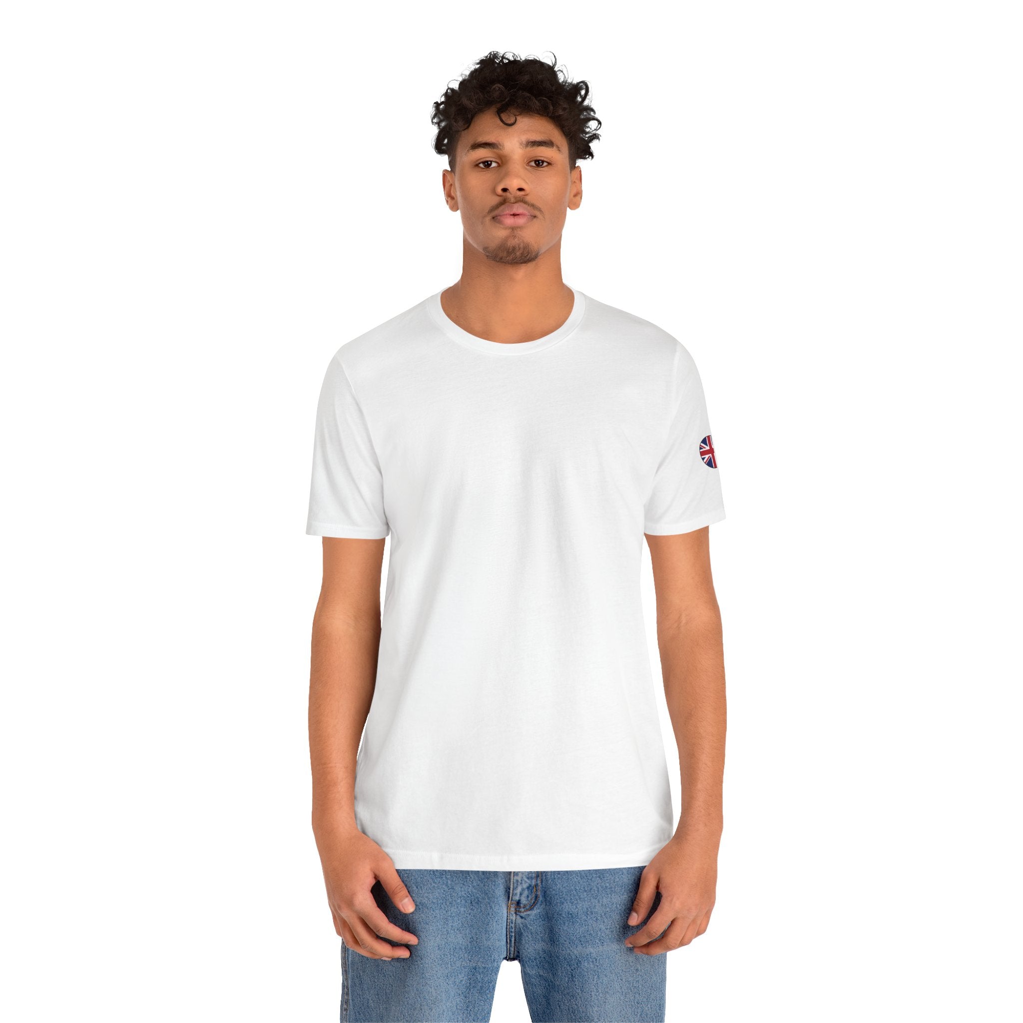 Union Jack Flag Sleeve Badge T-Shirt