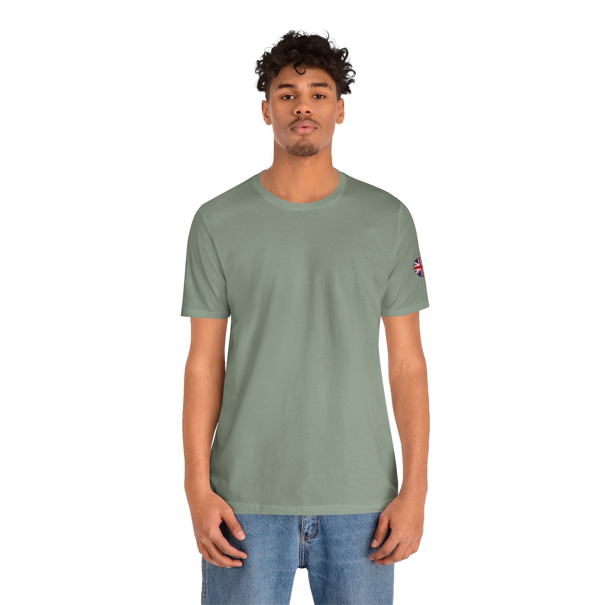 Union Jack Flag Sleeve Badge T-Shirt