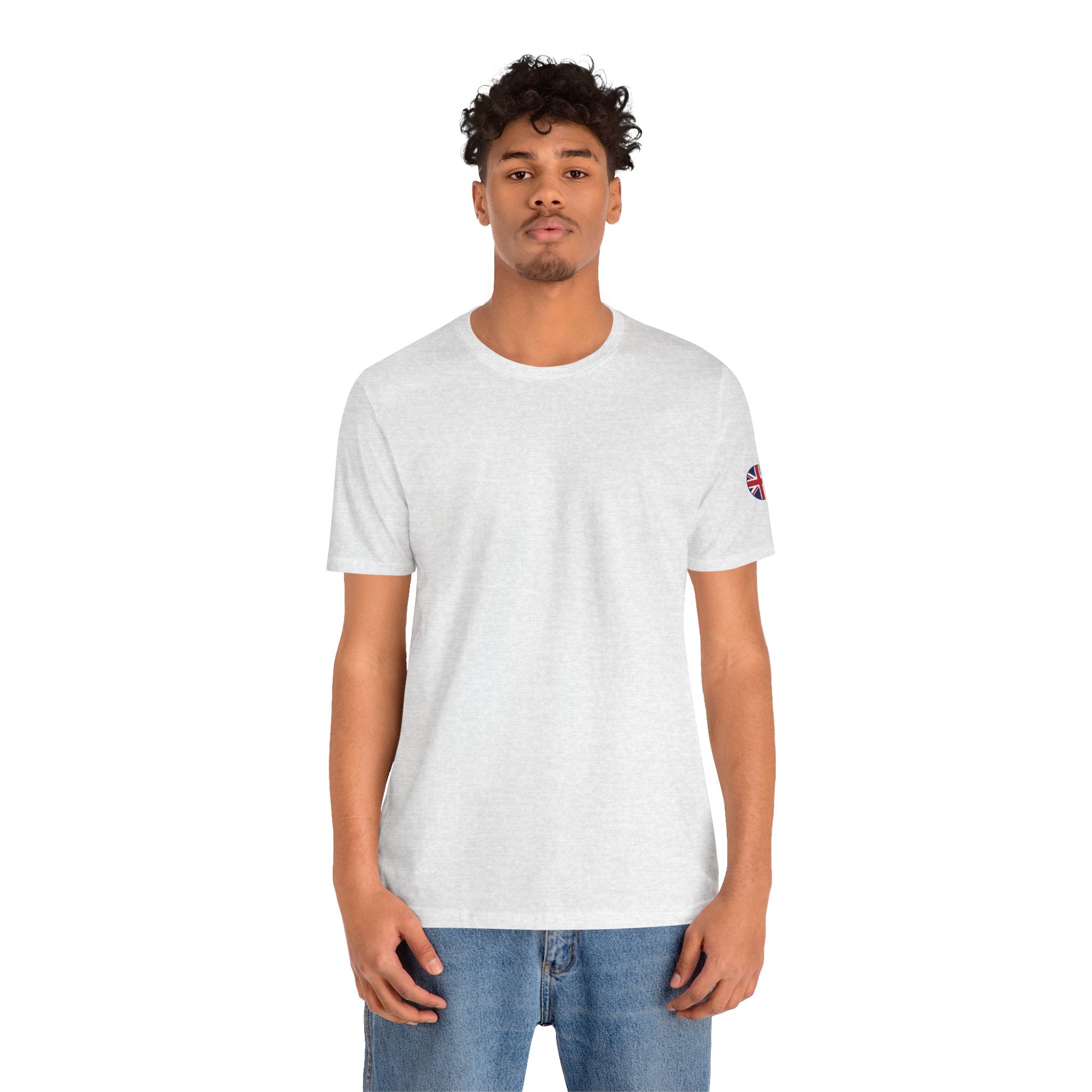 Union Jack Flag Sleeve Badge T-Shirt