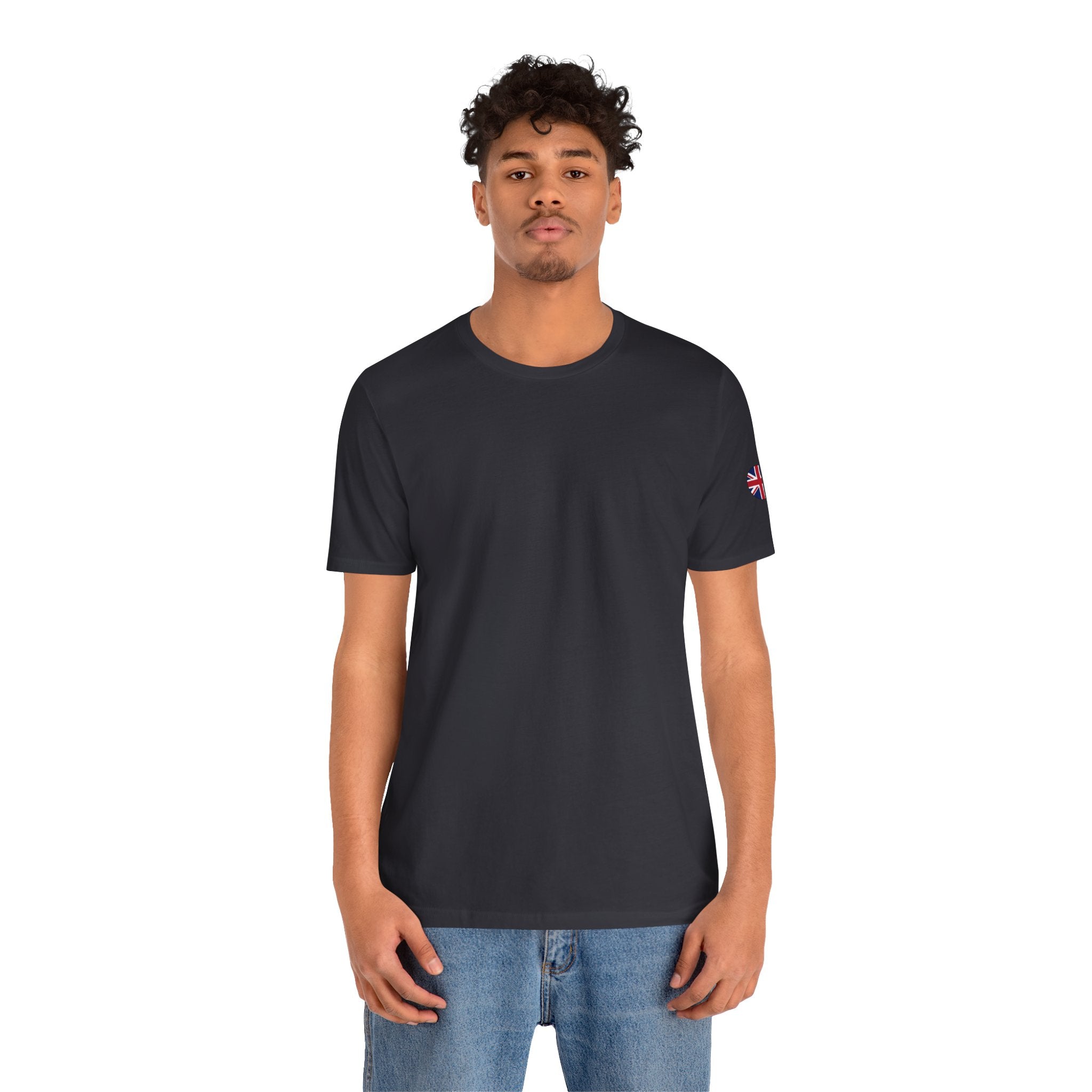 Union Jack Flag Sleeve Badge T-Shirt