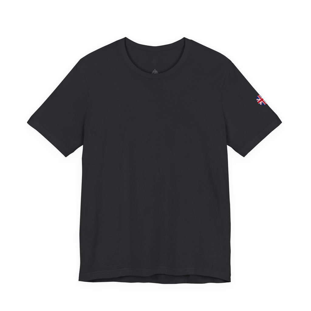 Union Jack Flag Sleeve Badge T-Shirt