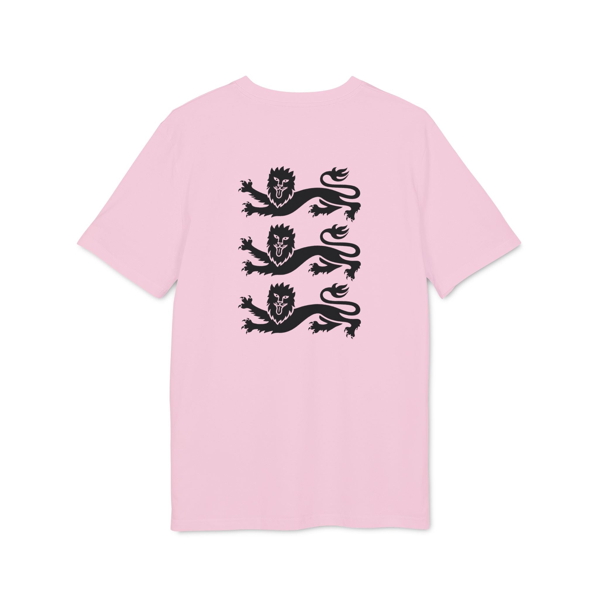 Three Lion's  Back-Print T-Shirt