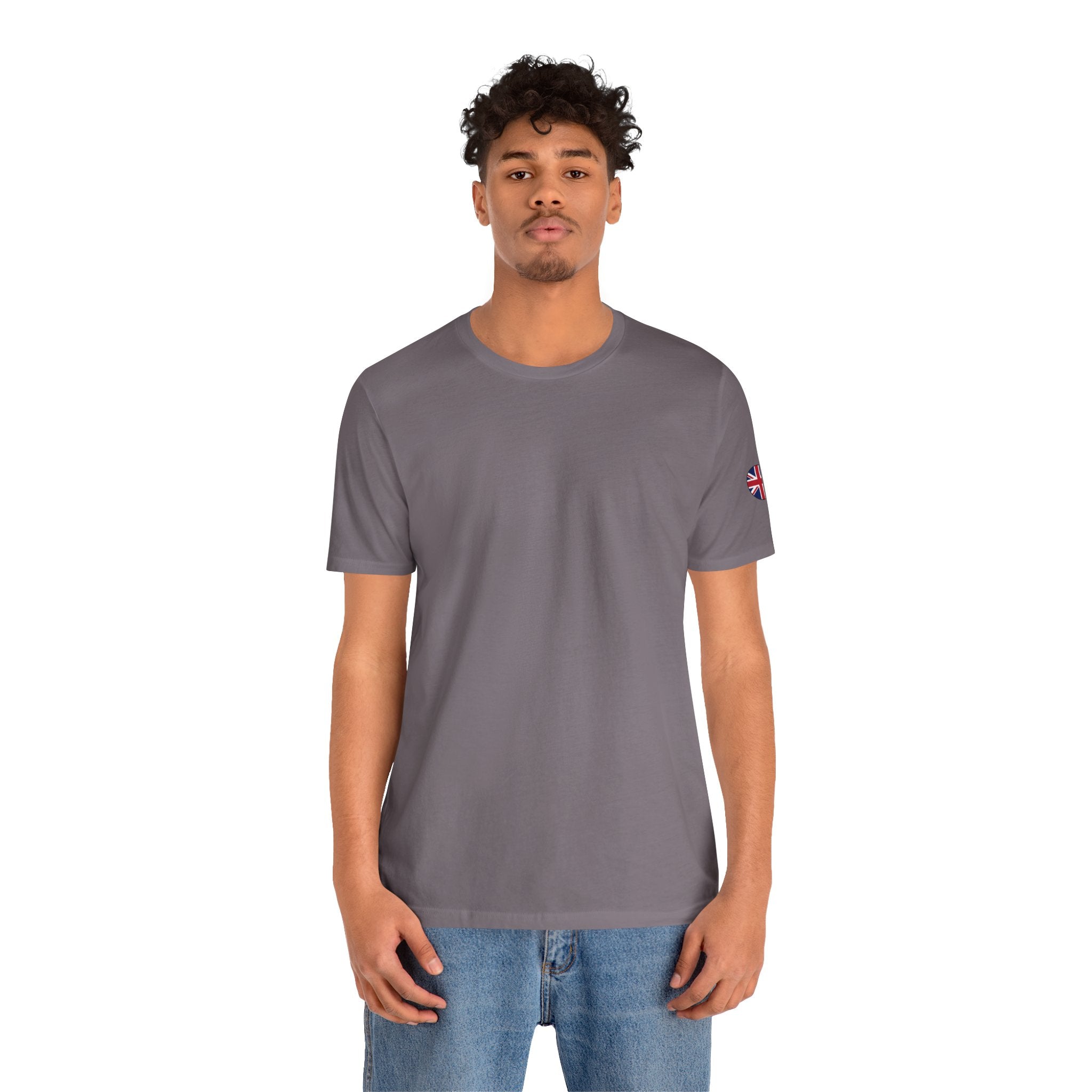 Union Jack Flag Sleeve Badge T-Shirt
