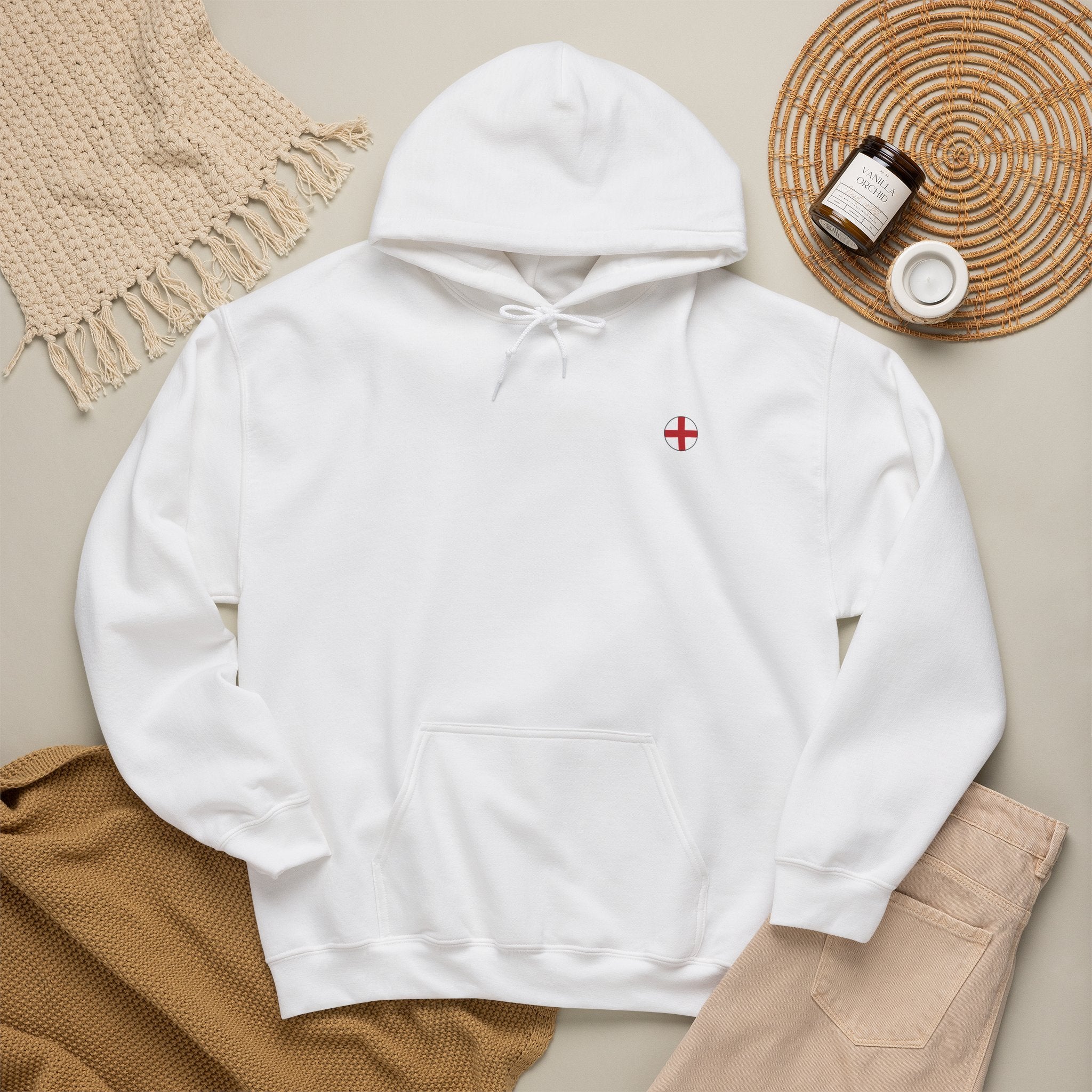 Minimal Circle England Hoodie/Pullover
