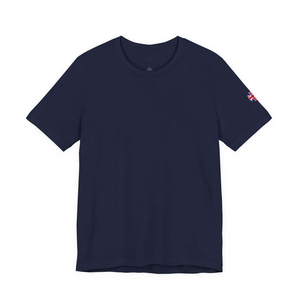 Union Jack Flag Sleeve Badge T-Shirt