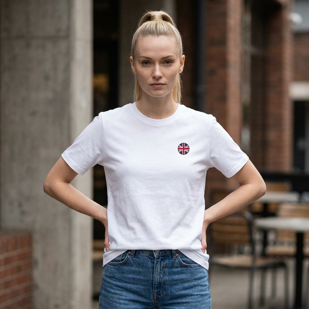 Minimal Circle Union Jack T-Shirt