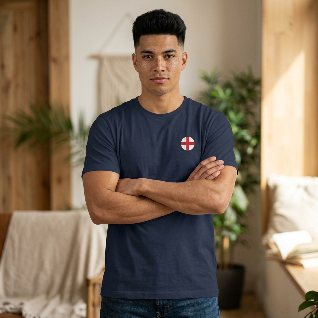 Minimal Circle England T-Shirt