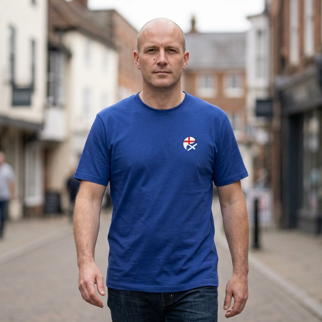 England/Scotland Heritage Flag T-Shirt