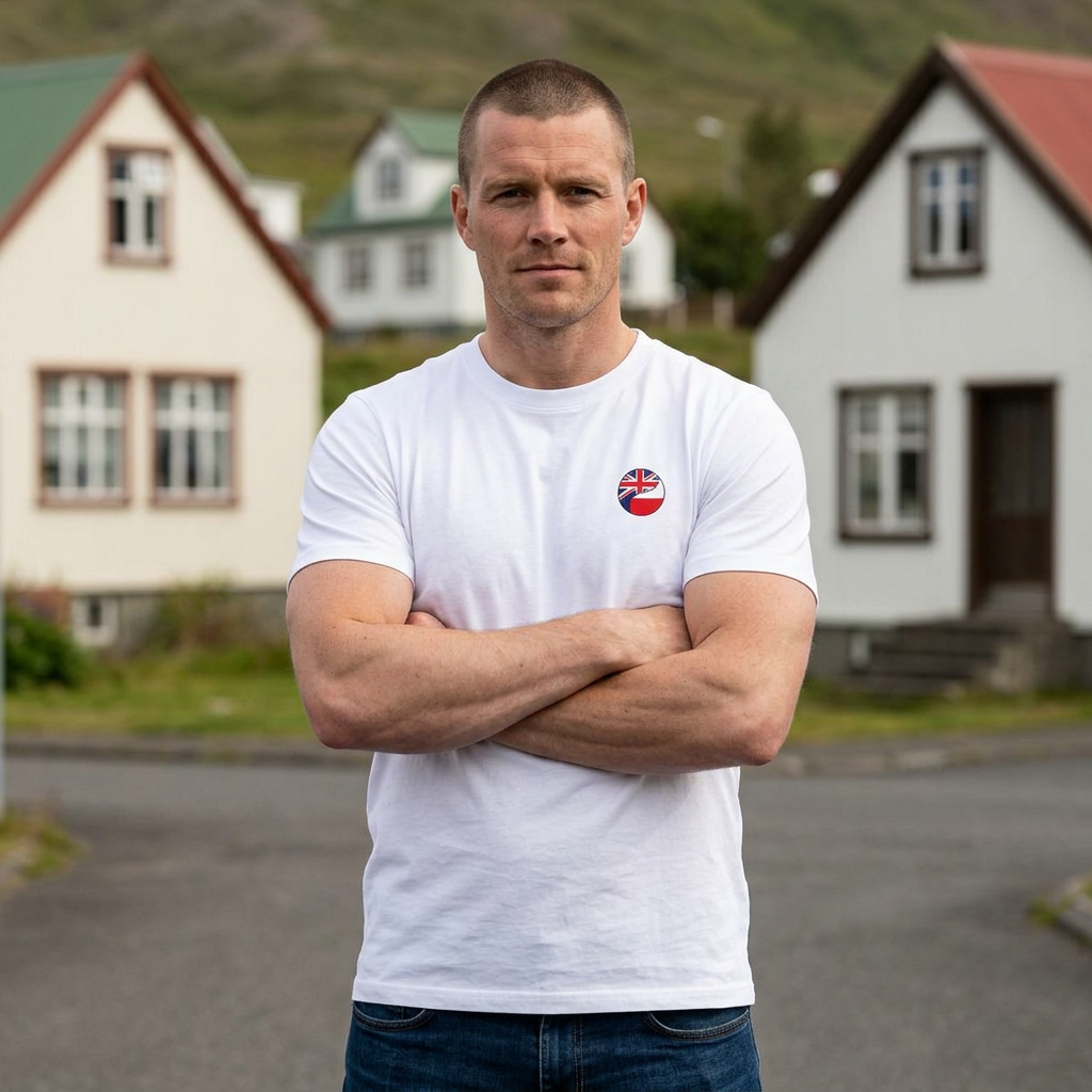 Union Jack/Polish Heritage Flag T-Shirt