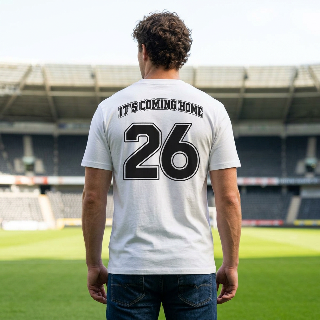 It's Coming Home T-Shirt - Large Back Print