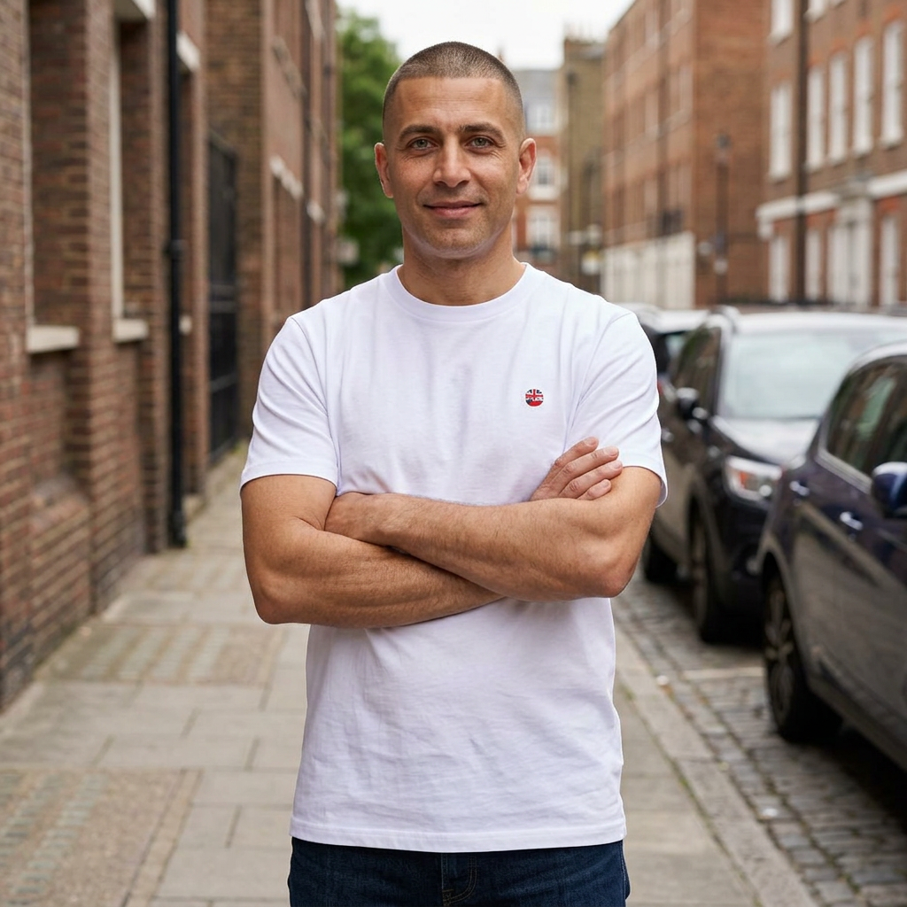 Union Jack/Polish Heritage Flag T-Shirt