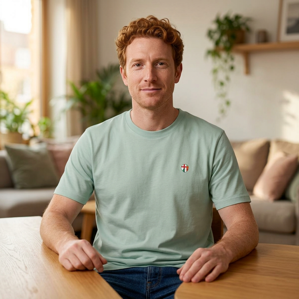 England/Ireland Heritage Flag T-Shirt