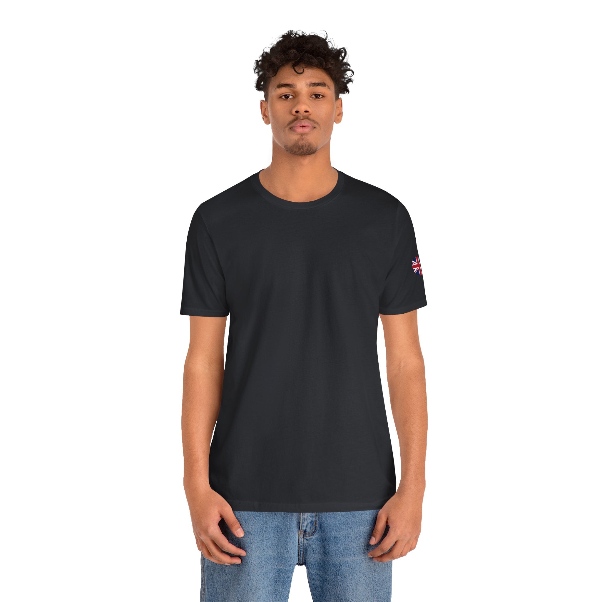 Union Jack Flag Sleeve Badge T-Shirt