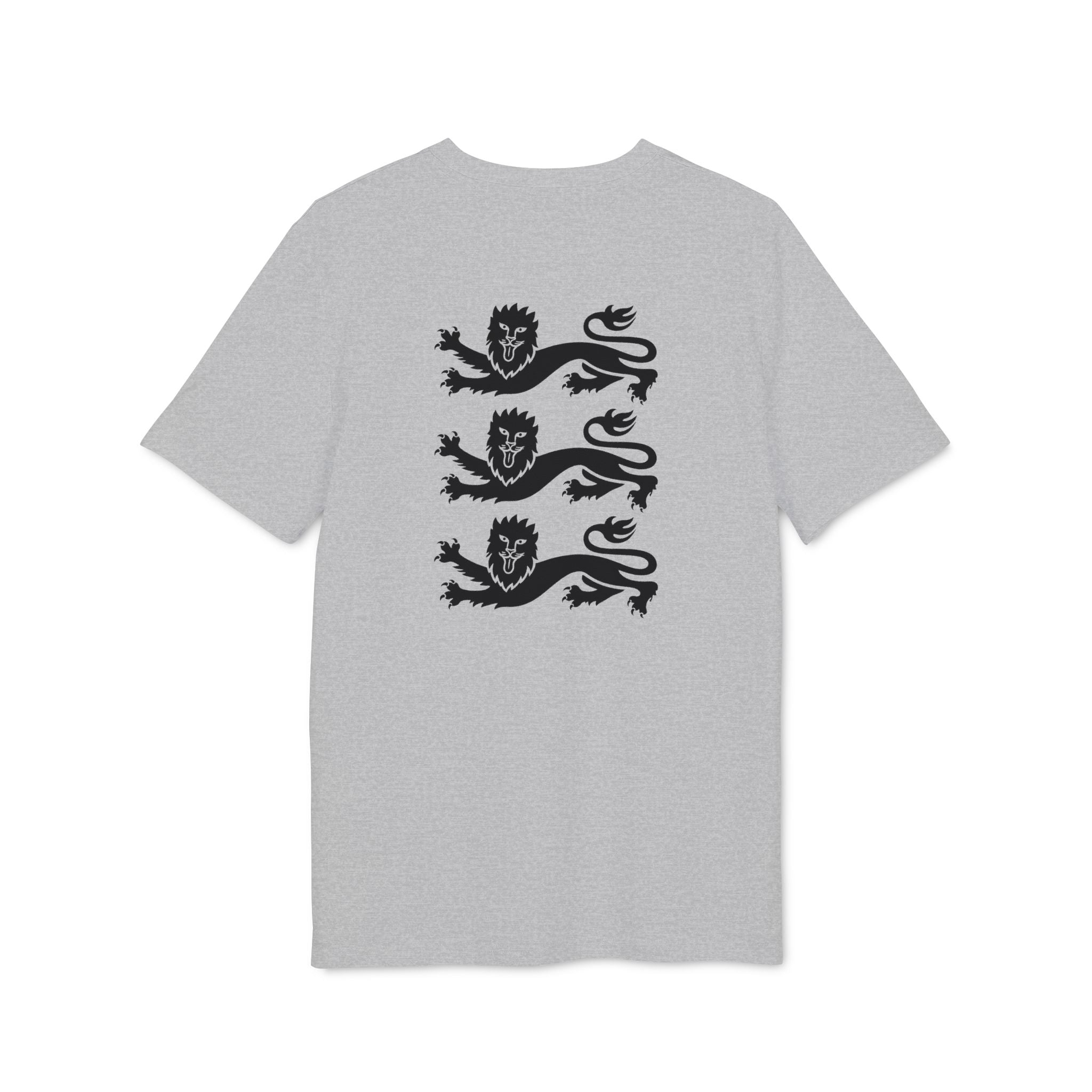 Three Lion's  Back-Print T-Shirt