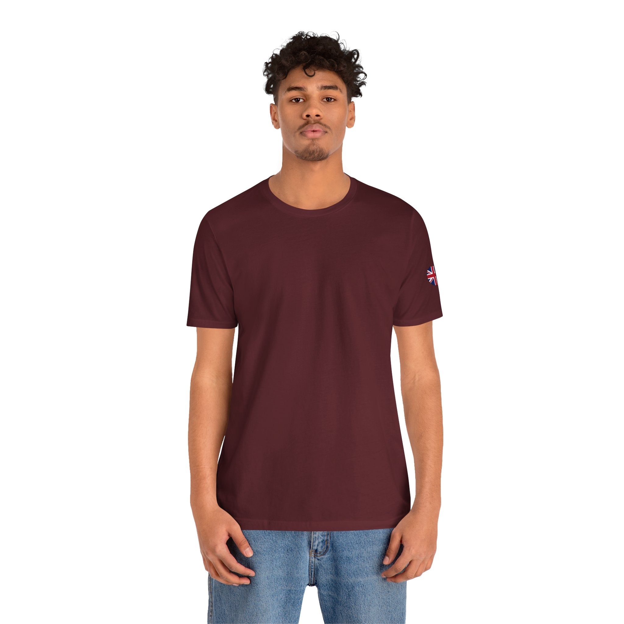 Union Jack Flag Sleeve Badge T-Shirt