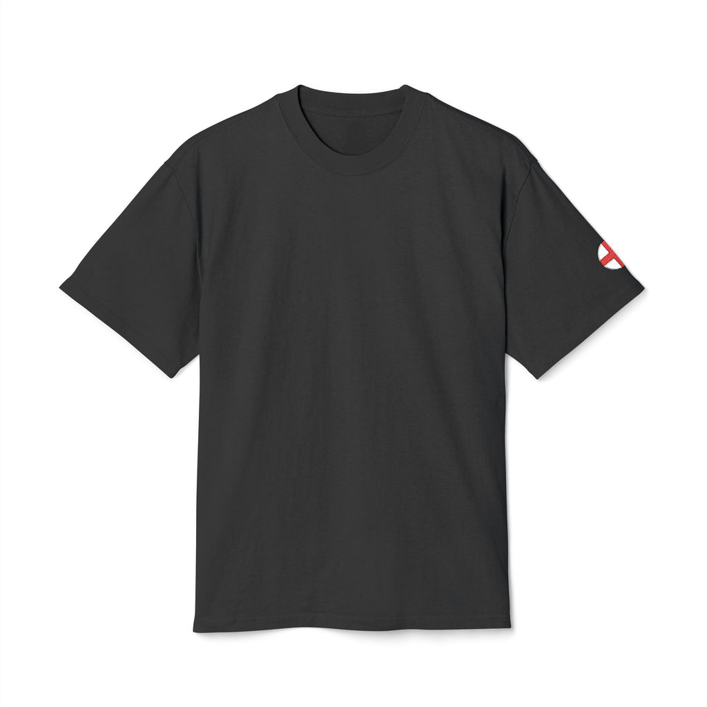 Circle England Sleeve Embroidered Oversized Tee