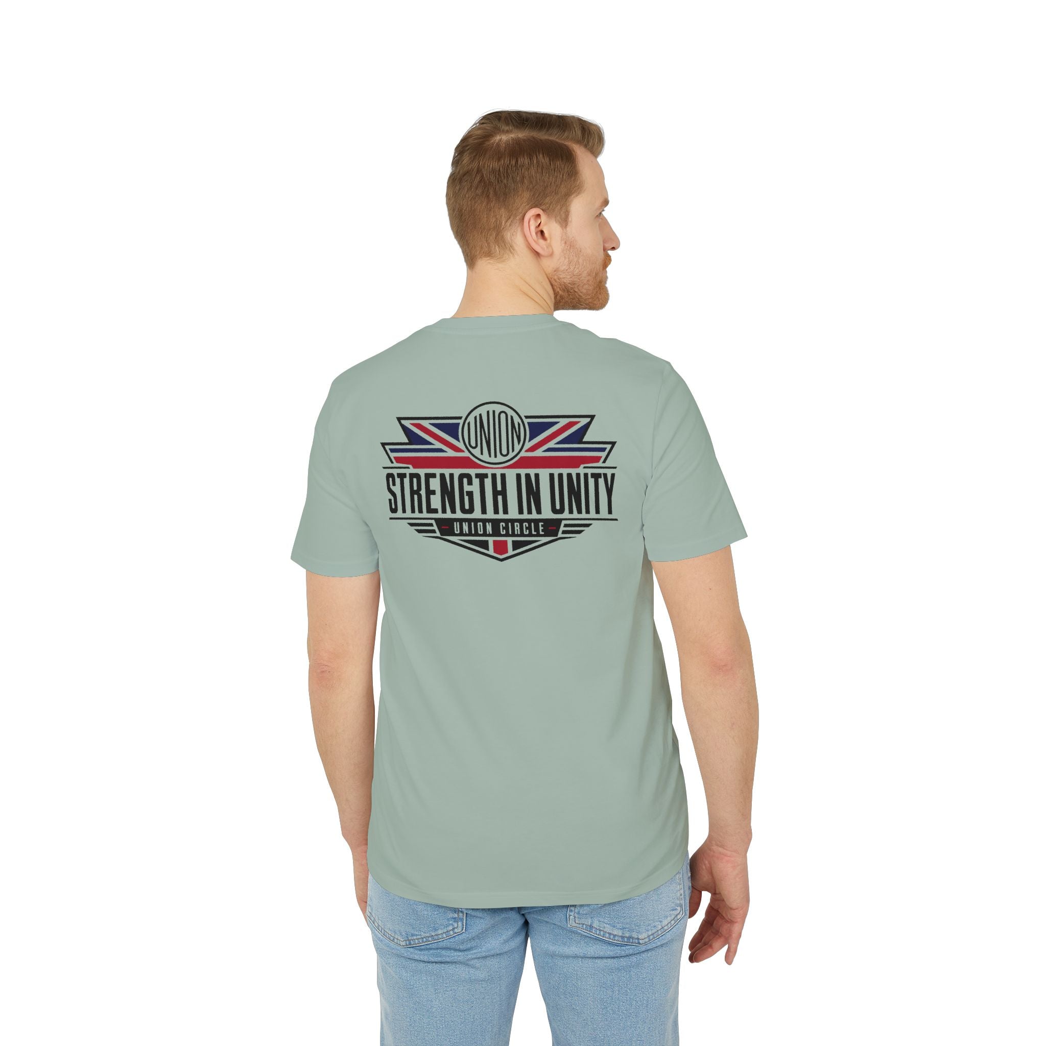 Strength In Unity T-Shirt — Small Chest Emblem & Back Print