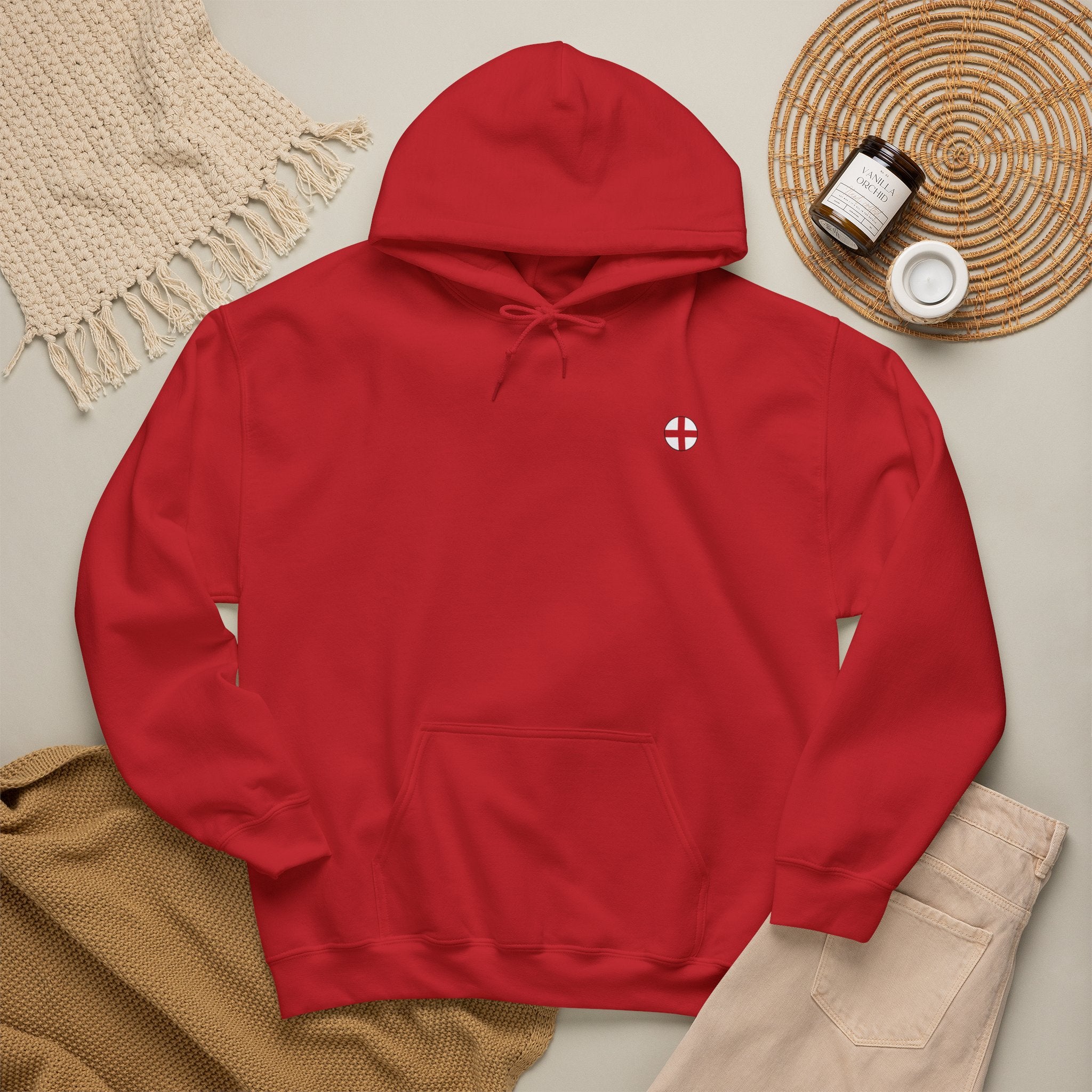 Minimal Circle England Hoodie/Pullover