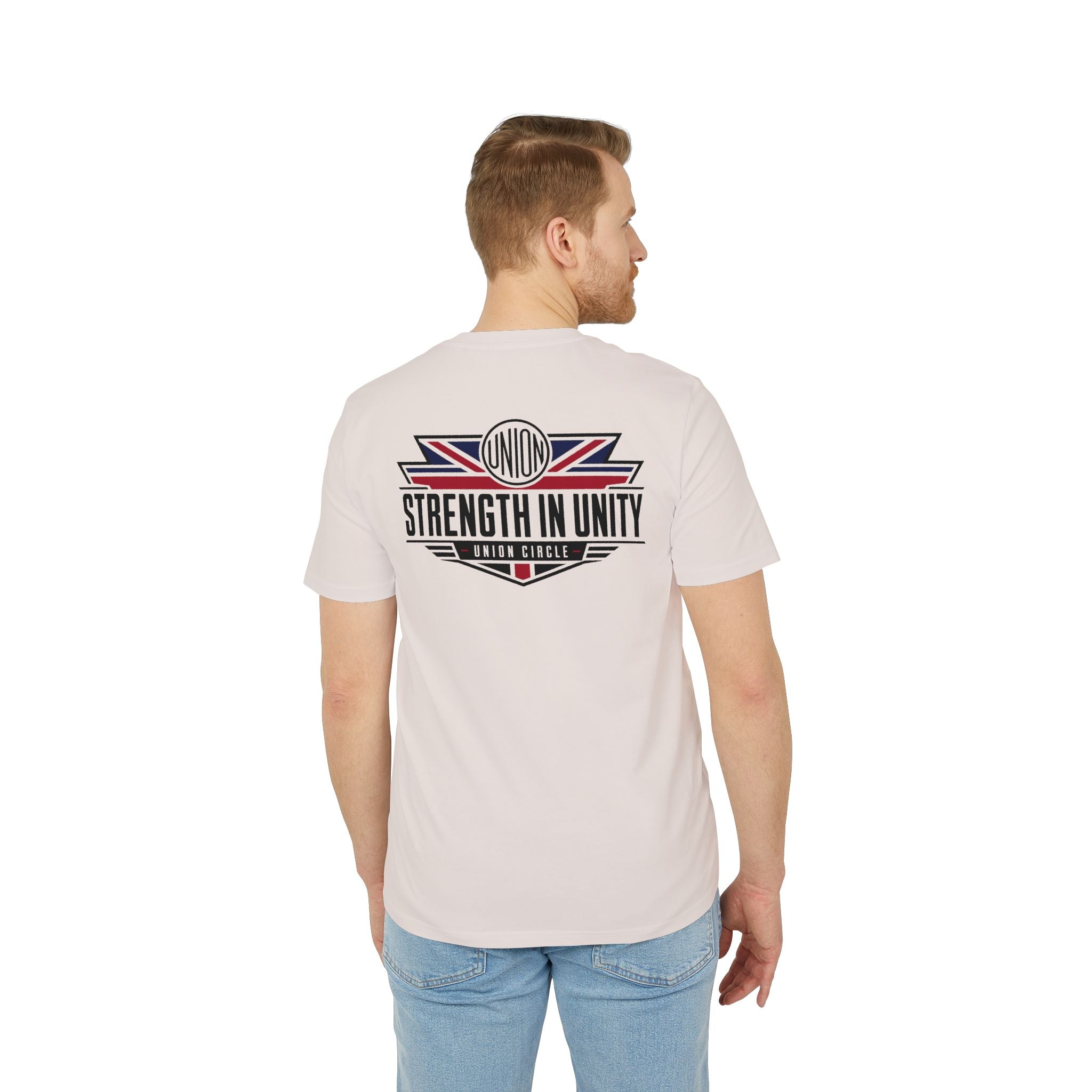 Strength In Unity T-Shirt — Small Chest Emblem & Back Print