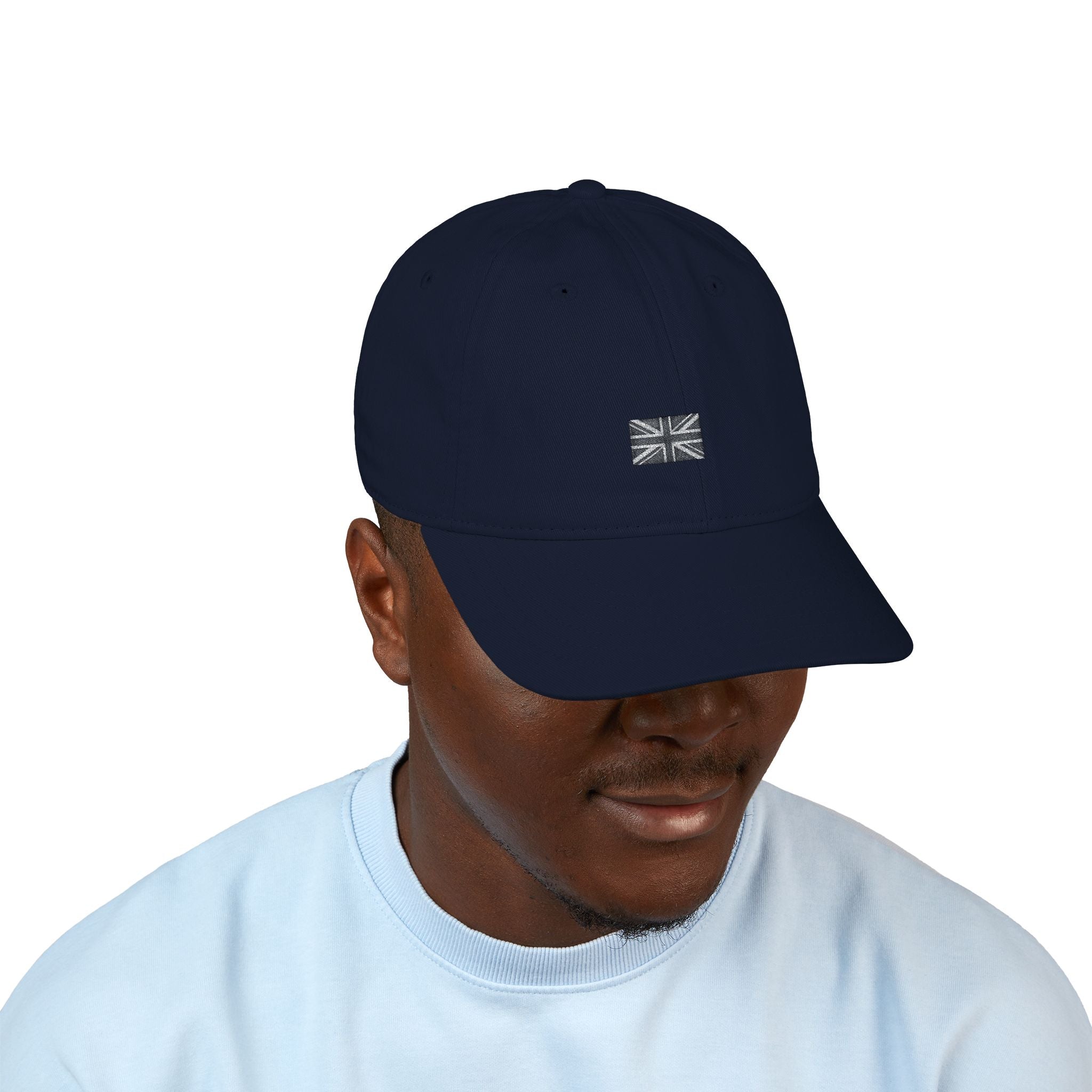 Embroidered Minimalist Union Jack Baseball Cap