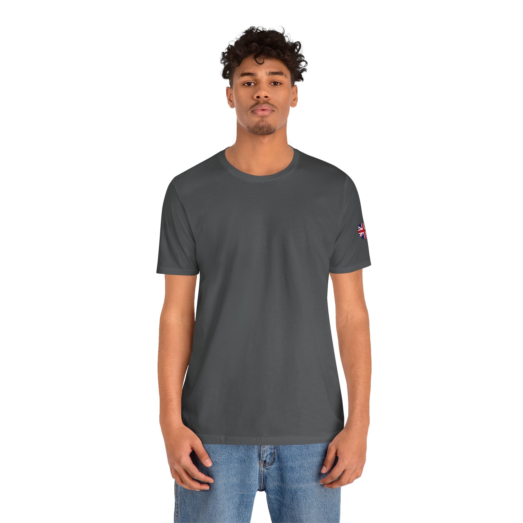Union Jack Flag Sleeve Badge T-Shirt