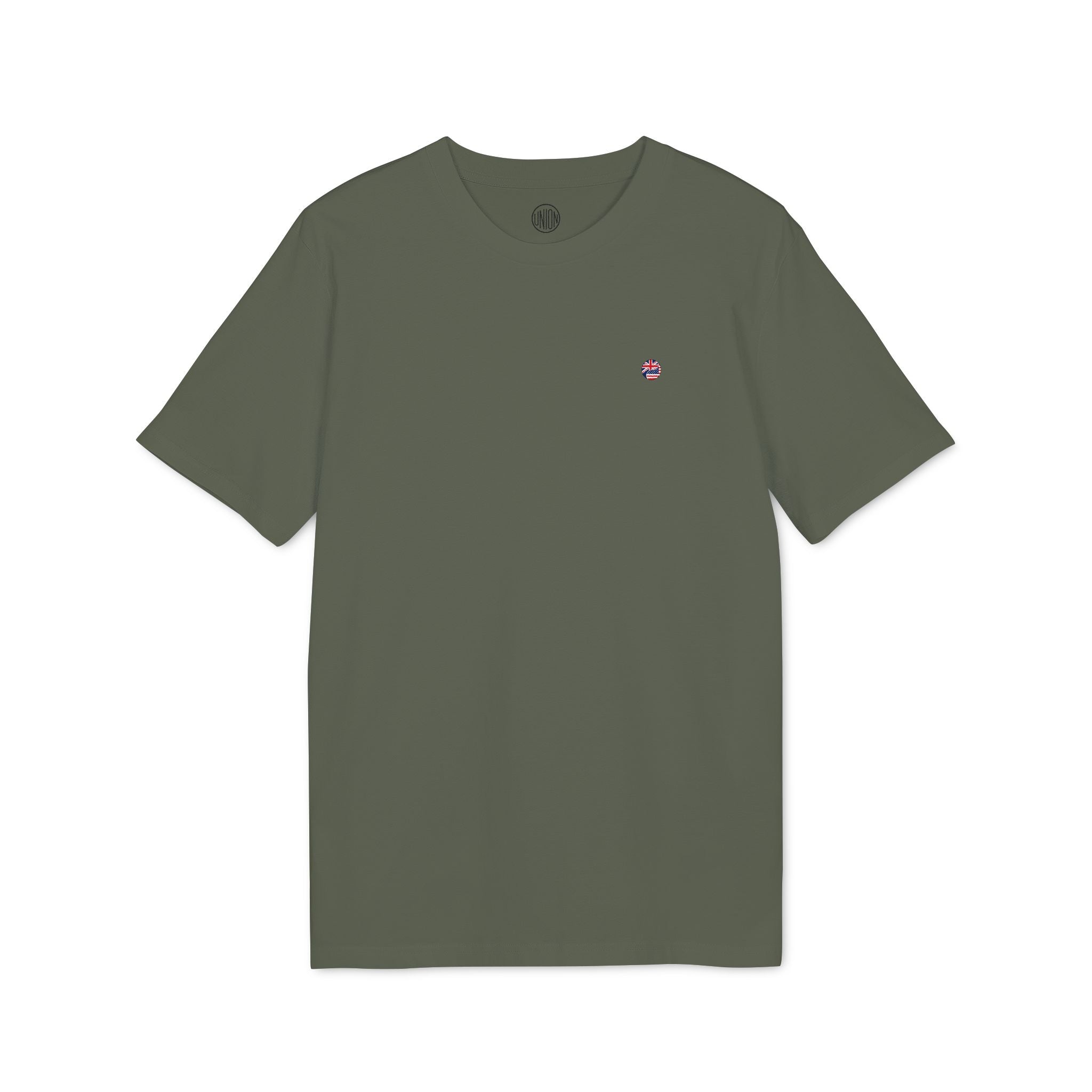Minimal Circle Union Jack/USA T-Shirt