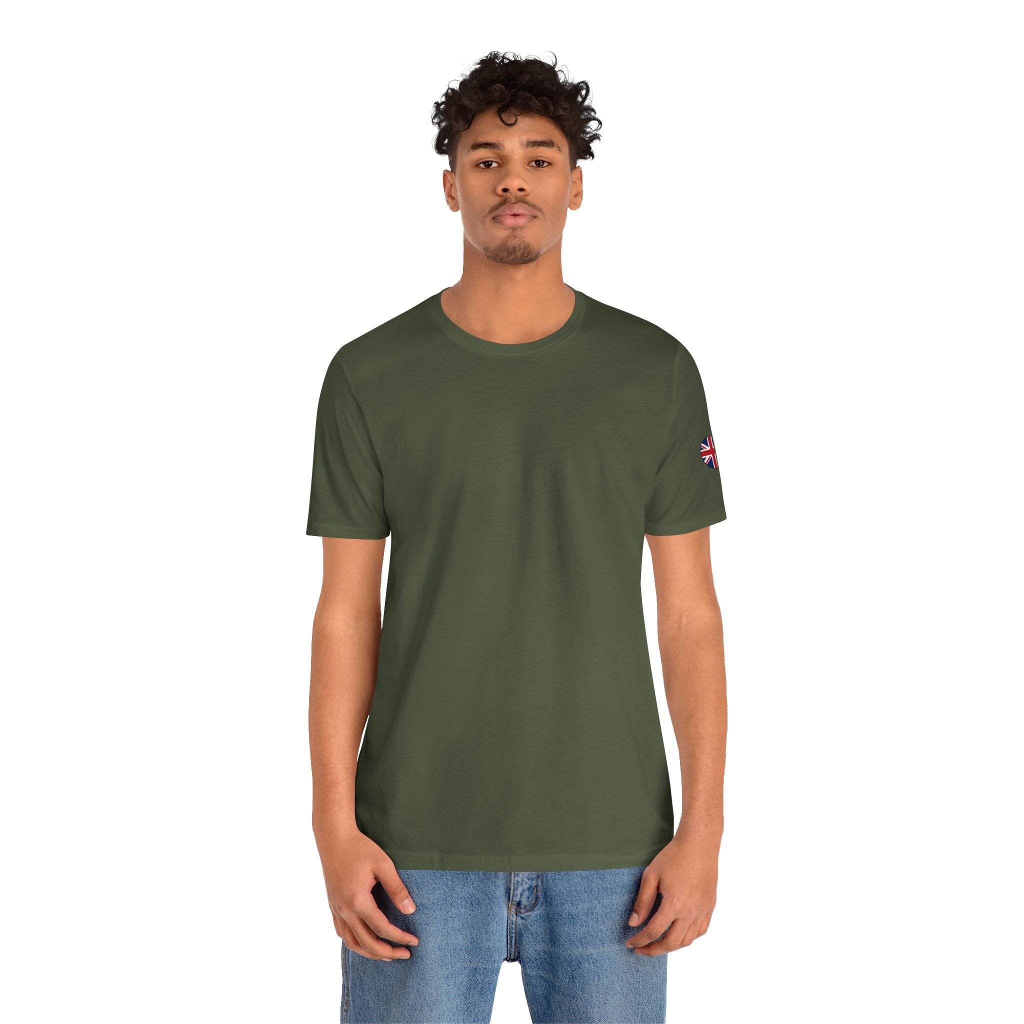 Union Jack Flag Sleeve Badge T-Shirt