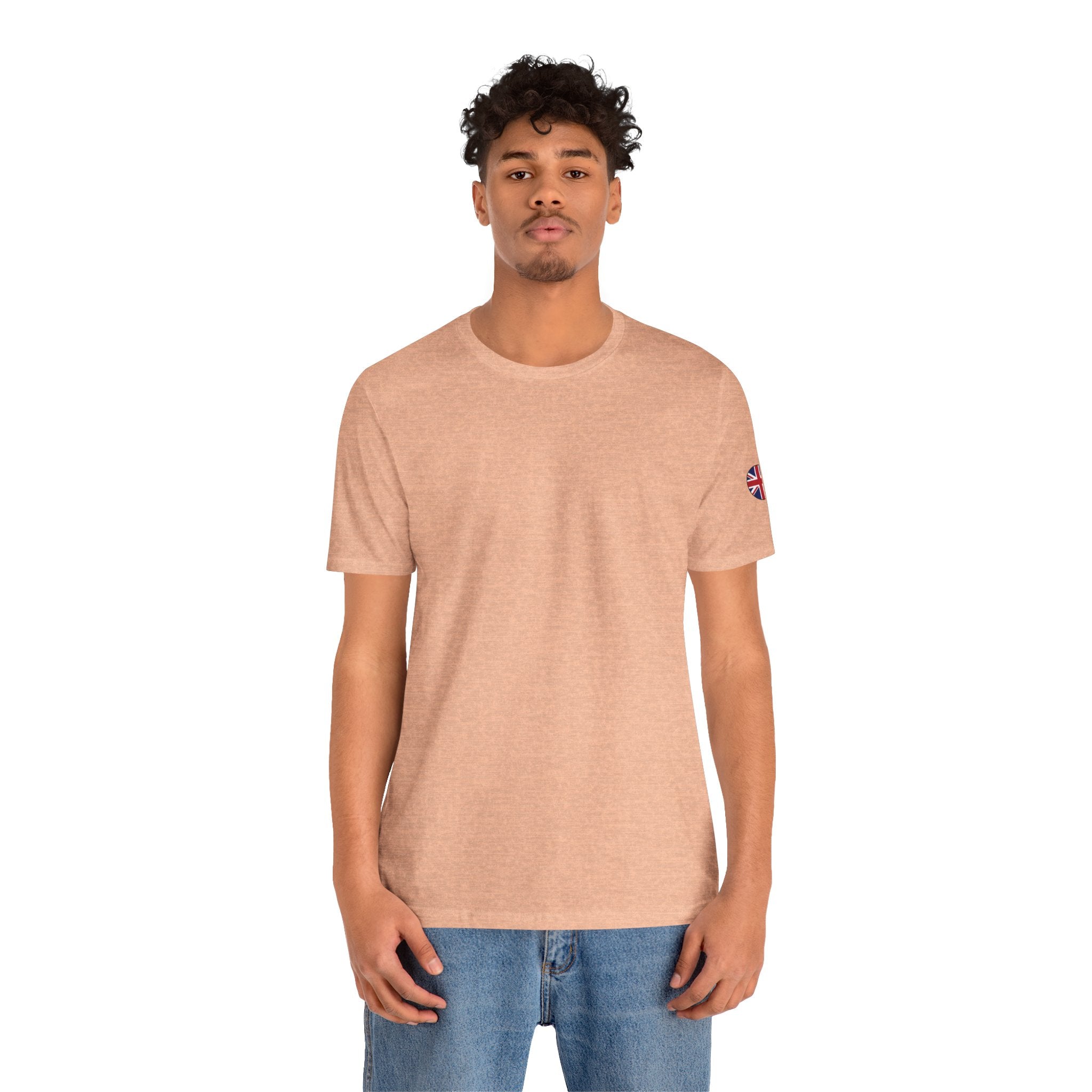 Union Jack Flag Sleeve Badge T-Shirt