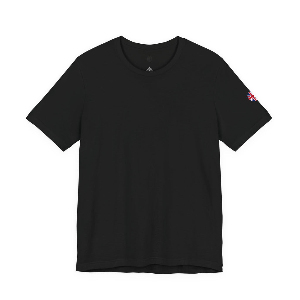 Union Jack Flag Sleeve Badge T-Shirt