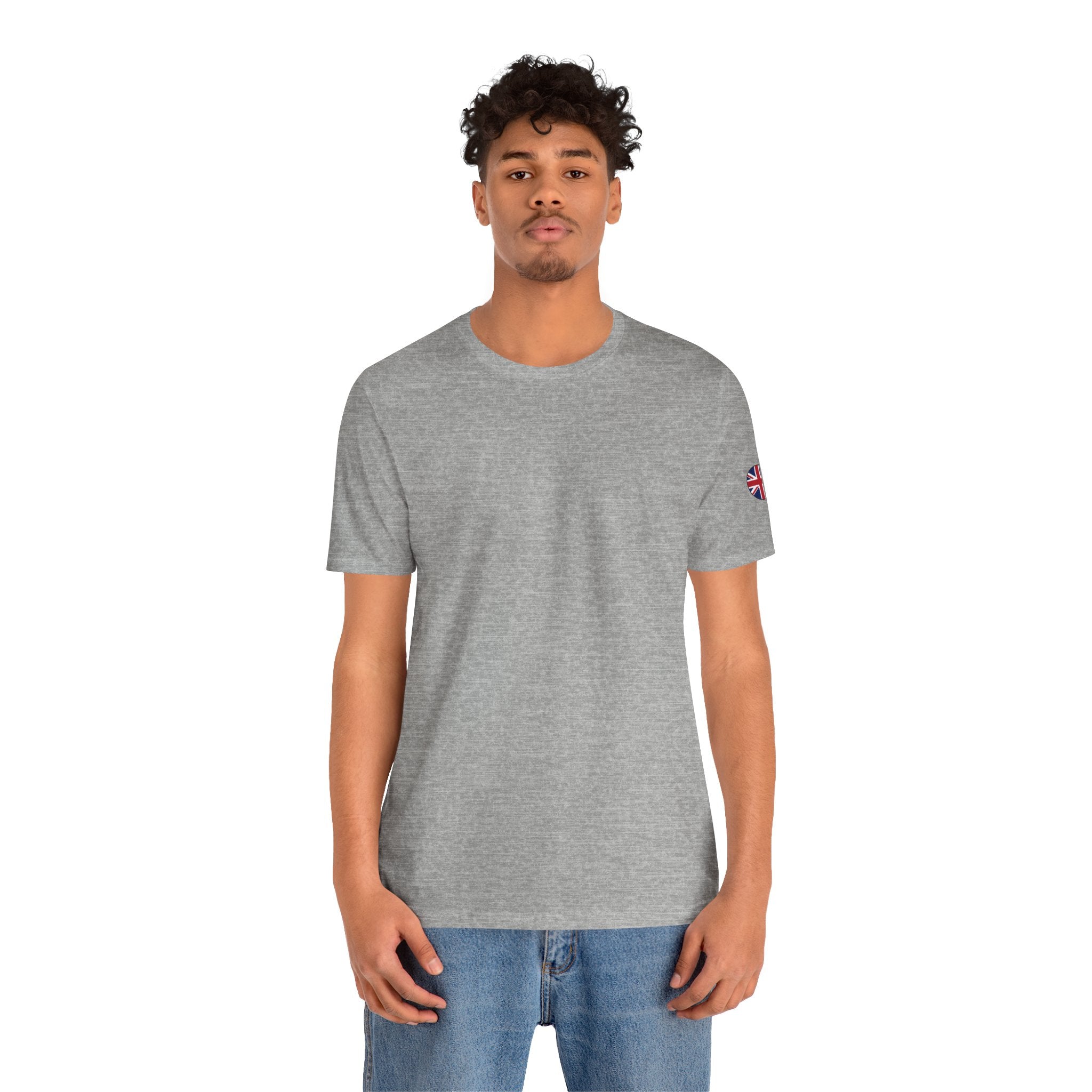 Union Jack Flag Sleeve Badge T-Shirt