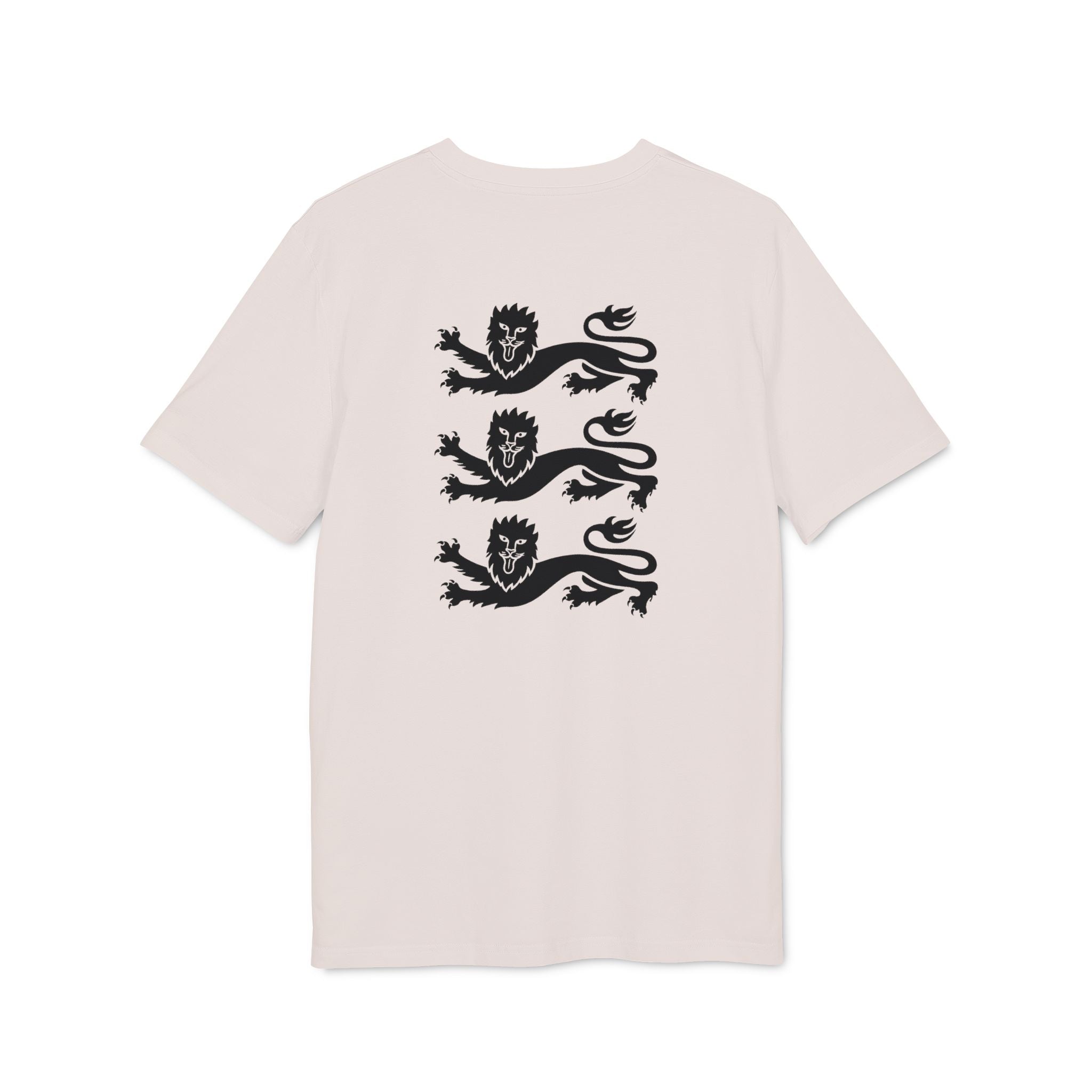 Three Lion's  Back-Print T-Shirt